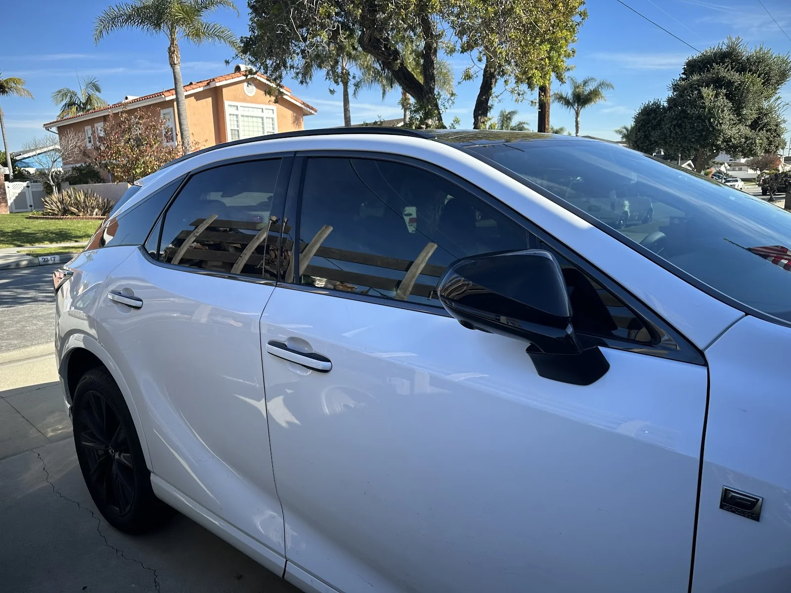 Tint install work at at JK Mobile Window Tinting